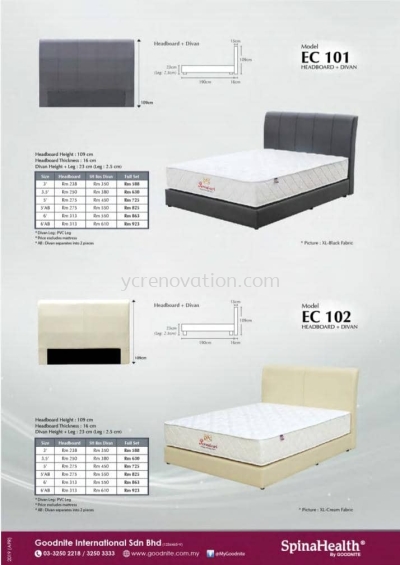 BEDFRAME EC101 EC102