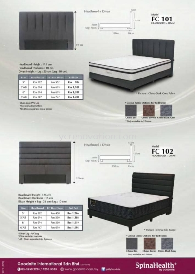 BEDFRAME FC101 FC102