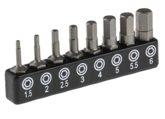 615-9221 - RS PRO Driver Bit 8 Pieces, Hexagon