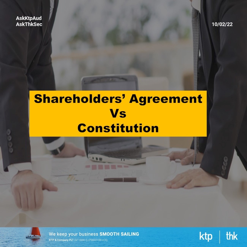 Does shareholder agreement prevail over constitution?