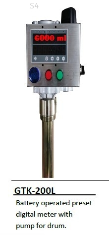 *Custom Made Order* Battery Operated Preset Digital Meter Pump