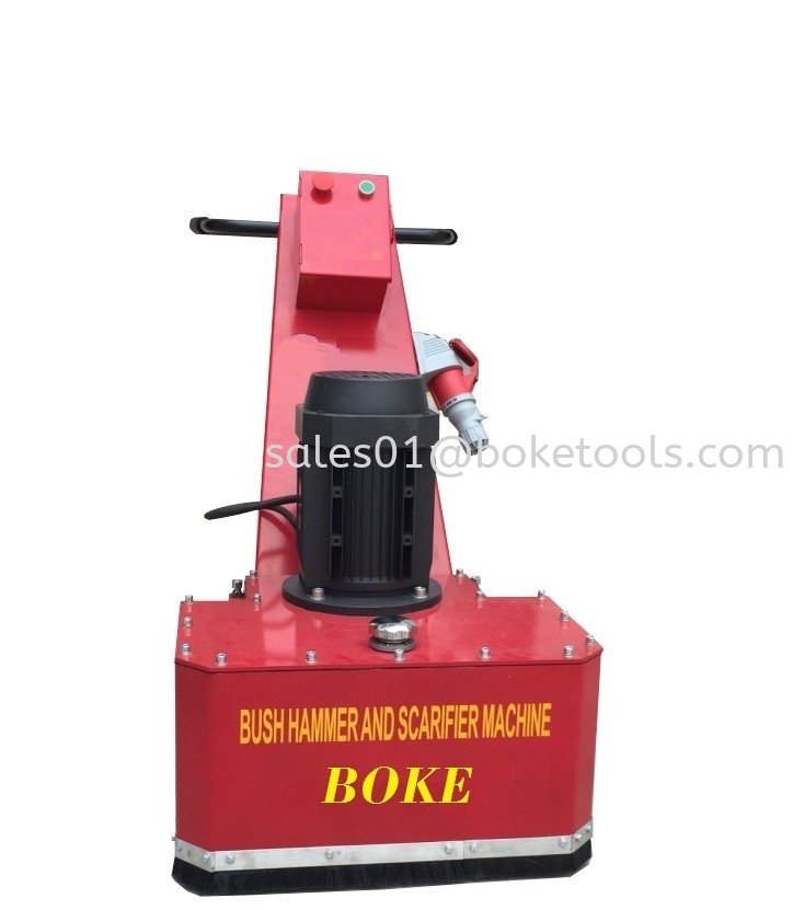 BK-RS600 Multi Heads Bush Hammer and Scarified Machine SCARIFYING MACHINE FLOOR & WALL MACHINE