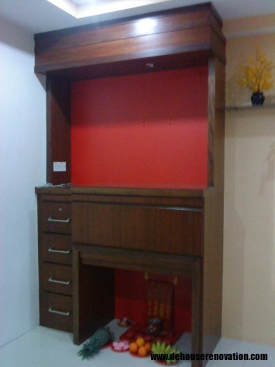 Custom Chinese Altar Cabinet Design In Butterworth Penang 