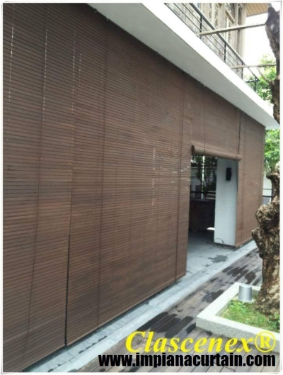 Outdoor Wooden Blinds / Bamboo Blinds Supply In Shah Alam