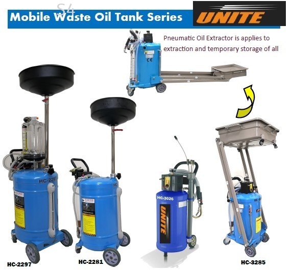 *Custom-Made Order* Workshop Grade Mobile Waste Oil Extractor Receiver Tank