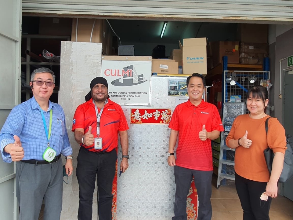 DAIKIN MALAYSIA SALES & SERVICE SDN. BHD. Spare Part Division Visit & Meeting on 11-2-2022