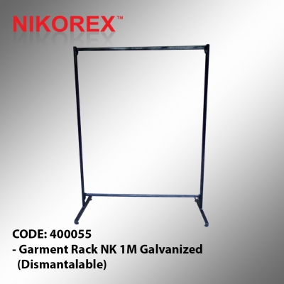 400053 / 400054 / 400055 - Garment Rack NK Galvanized (Dismantlable)