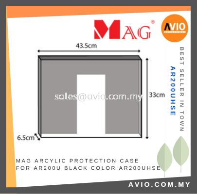 MAG Acrylic Protection Case Housing Waterproof for AR200U Black Color Colour AR200UHSE