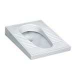 WC - SQUATTING PAN - ANDERMATT Toilet Bowl / Water Closet Bathroom / Washroom Choose Sample / Pattern Chart