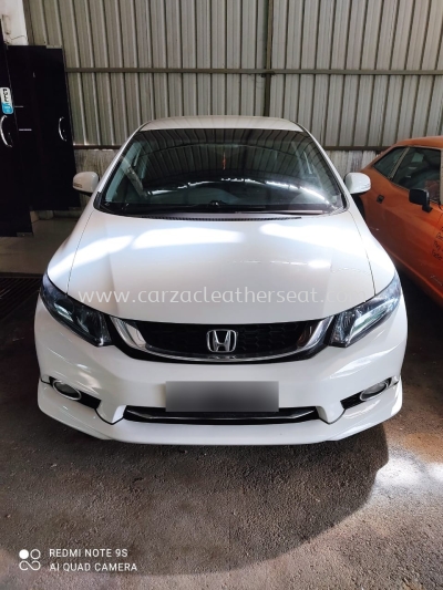 HONDA CIVIC DRIVER & PASSENGER SEAT REPLACE LEATHER