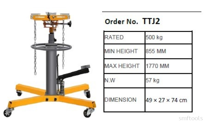 0.5 TON HYDRAULIC TELESCOPIC TRANSMISSION JACK (TYPE B)