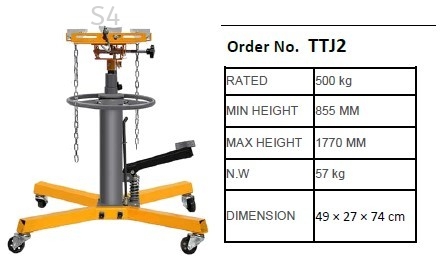 S4Tools | OEM 0.5 Ton Hydraulic Telescopic Transmission Jack (TYPE 2)