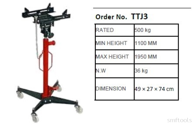 0.5 TON HYDRAULIC TELESCOPIC TRANSMISSION JACK (TYPE C)