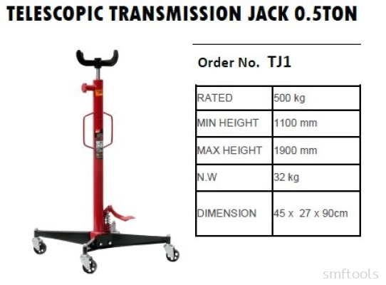 0.5 TON HYDRAULIC TELESCOPIC TRANSMISSION JACK (TYPE A)