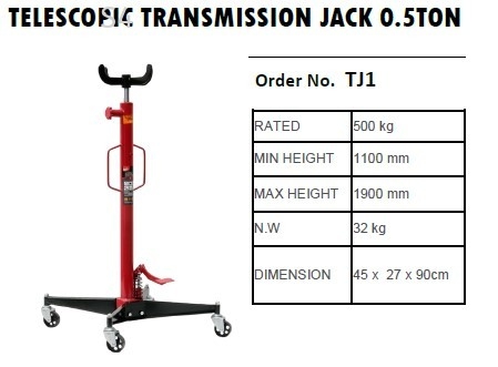 0.5 Ton Hydraulic Telescopic Transmission Jack (Type A)