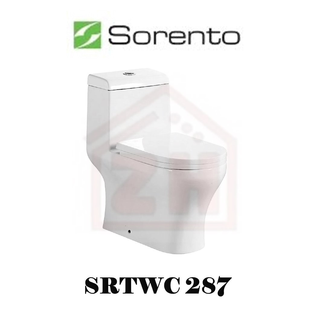 SORENTO One Piece Water Closet SRTWC 287 One Piece Closet Toilet Bowl Bathroom / Washroom Choose Sample / Pattern Chart