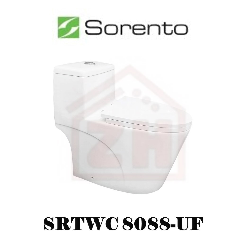 SORENTO One Piece Water Closet SRTWC 8088-UF One Piece Closet Toilet Bowl Bathroom / Washroom Choose Sample / Pattern Chart