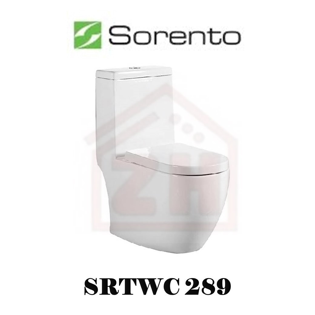 SORENTO One Piece Water Closet SRTWC 289 One Piece Closet Toilet Bowl Bathroom / Washroom Choose Sample / Pattern Chart