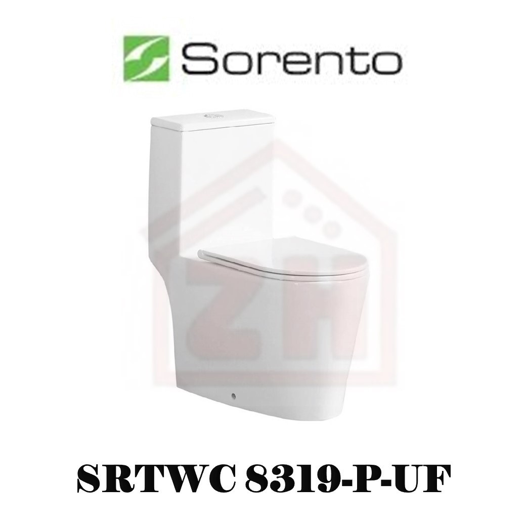 SORENTO One Piece Water Closet SRTWC 8319-P-UF Mangkuk Tandas One Piece Bilik Mandi / Tandas Carta Pilihan Warna Corak