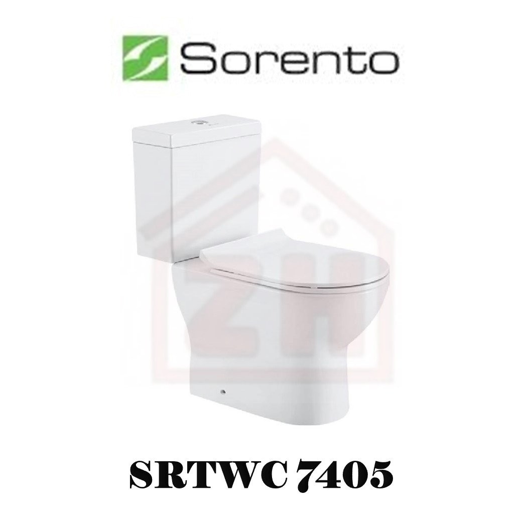 SORENTO Close-Coupled Water Closet SRTWC 7405 Mangkuk Tandas / Jamban Bilik Mandi / Tandas Carta Pilihan Warna Corak