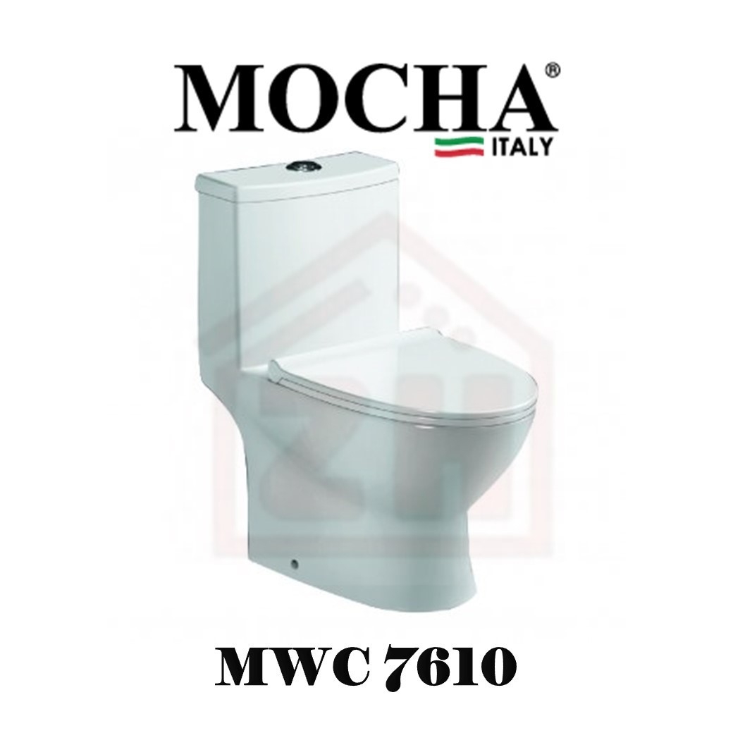 MOCHA One Piece Water Closet MWC 7610 One Piece Closet Toilet Bowl Bathroom / Washroom Choose Sample / Pattern Chart