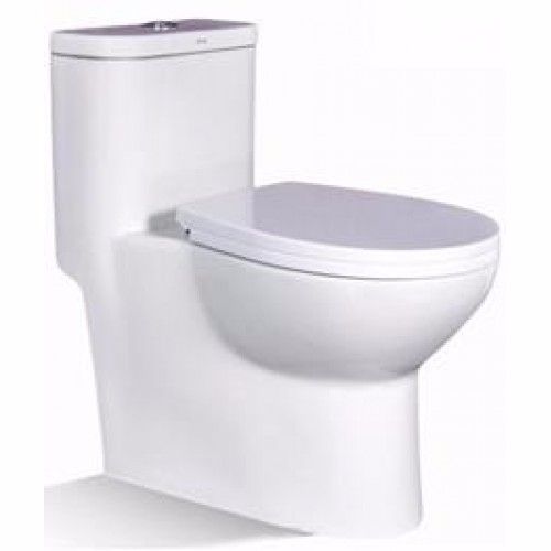 ONE PIECE WATER CLOSET LC-SYW-OPS-09714-WW Mangkuk Tandas One Piece Bilik Mandi / Tandas Carta Pilihan Warna Corak