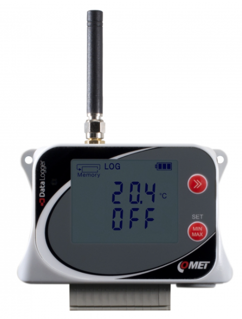 COMET U0843M IoT Wireless Temperature Datalogger for 2 external probes, with two two-state inputs, b