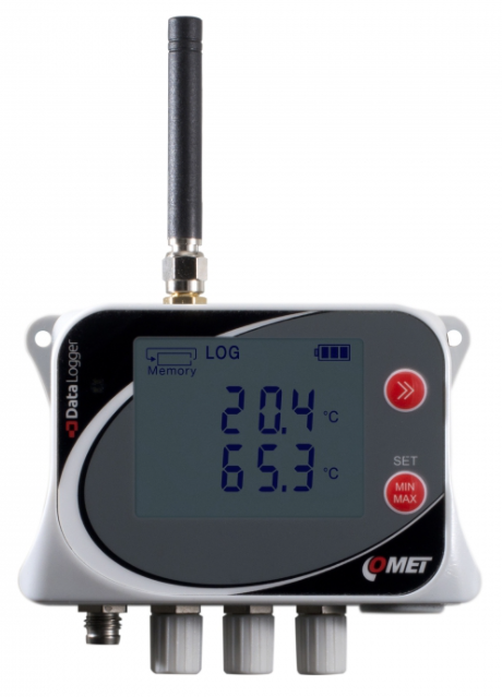 comet u0141m iot wireless temperature datalogger for 4 external probes, with built-in gsm modem