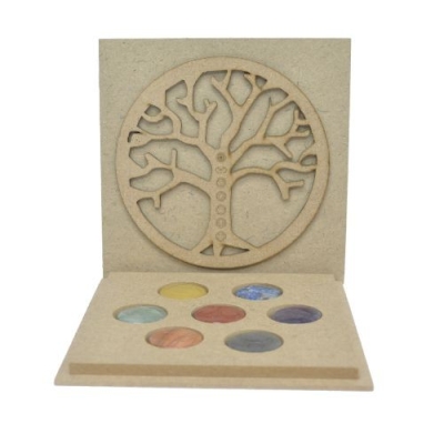 Cakra Stone Set Plain in Box Tree of Life