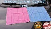 (1Pack/12 Pcs) 38x45cm Soft Cleaning Towel Car Wash Dry Clean Polish Cloth Car Shampoo / Sabun Cuci Kereta Car Paint