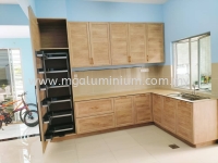 Aluminium Wood Grain Series Cabinet