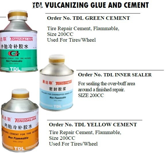 TDL Tire Vulcanizing Glue & Cement