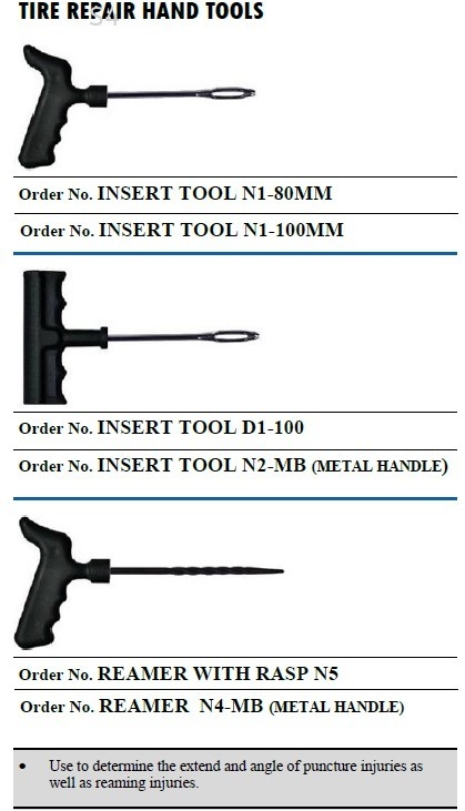 S4Tools OEM ODM Tire Repair Hand Tool (Plastic/Rubber)