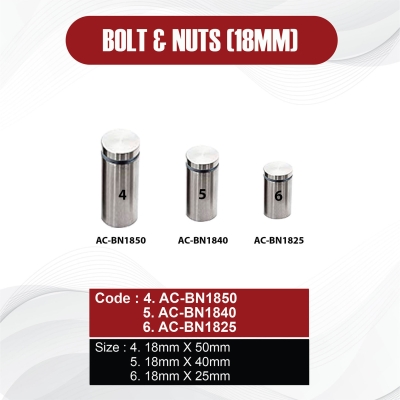 Bolt & Nuts (18mm)
