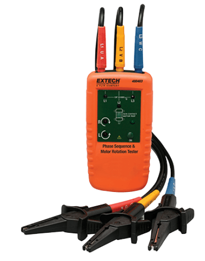 EXTECH 480403 : Motor Rotation and 3-Phase Tester