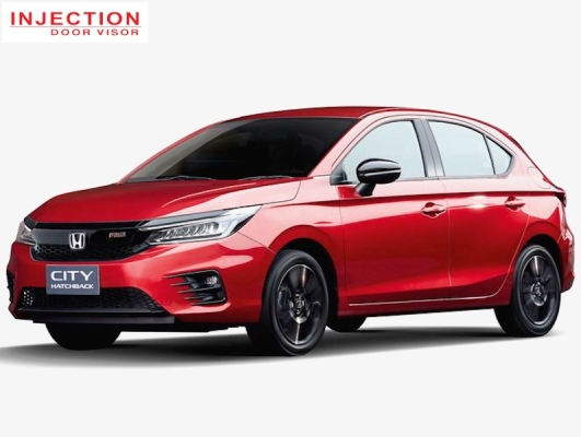 HONDA CITY ( SEDAN & HATCHBACK ) 2020 - ABOVE = INJECTION DOOR VISOR WITH STAINLESS STEEL LINING