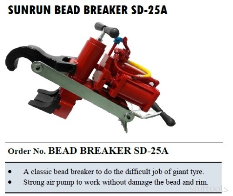 SUNRUN HYDRAULIC BEAD BREAKER SD-25A