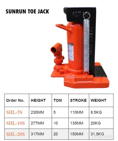 SUNRUN HYDRAULIC TOE JACK