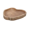 Fruit Plate Teak Wood Natural Shape Fruit Bowl/Plate Hotel & Resort Supply