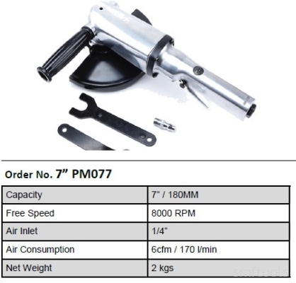 PNEUMATIC AIR ANGLE GRINDER PM077