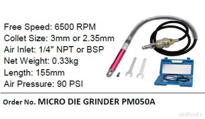 PNEUMATIC AIR MICRO DIE GRINDER PM050A