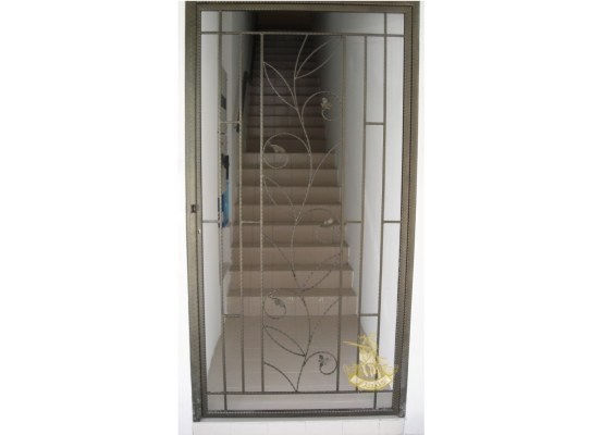 Wrought Iron Grill Door & Sliding Door Design Reference In Klang Selangor