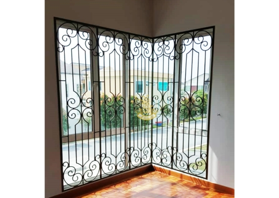 Wrought Iron Grill Door & Sliding Door Design Reference In Klang Selangor