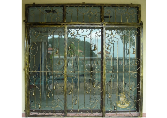 Wrought Iron Grill Door & Sliding Door Design Reference In Klang Selangor