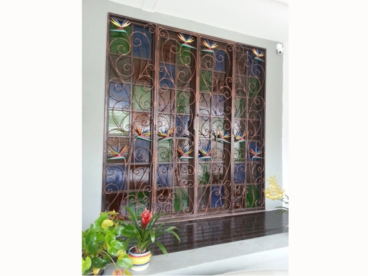 Rujukan Reka Bentuk Grill Tingkap Besi Tempa (Wrought Iron) Di Klang Selangor