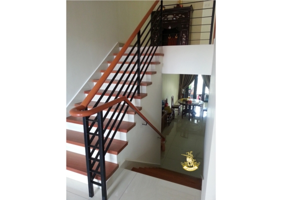 Wrought Iron Staircase Railing Design Selangor