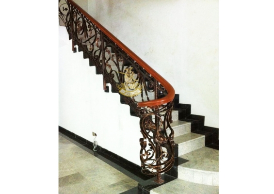 Wrought Iron Staircase Railing Design Selangor