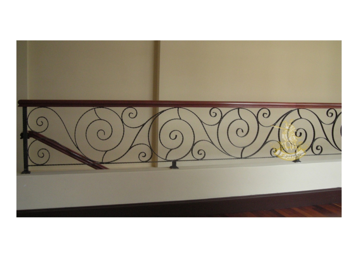 Wrought Iron Staircase Railing Design Selangor Staircase Handrail Staircase Malaysia Reference Renovation Design 