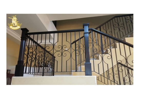 Wrought Iron Staircase Railing Design Selangor