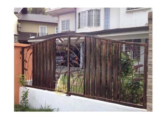Wrought Iron Fencing Design In Selangor